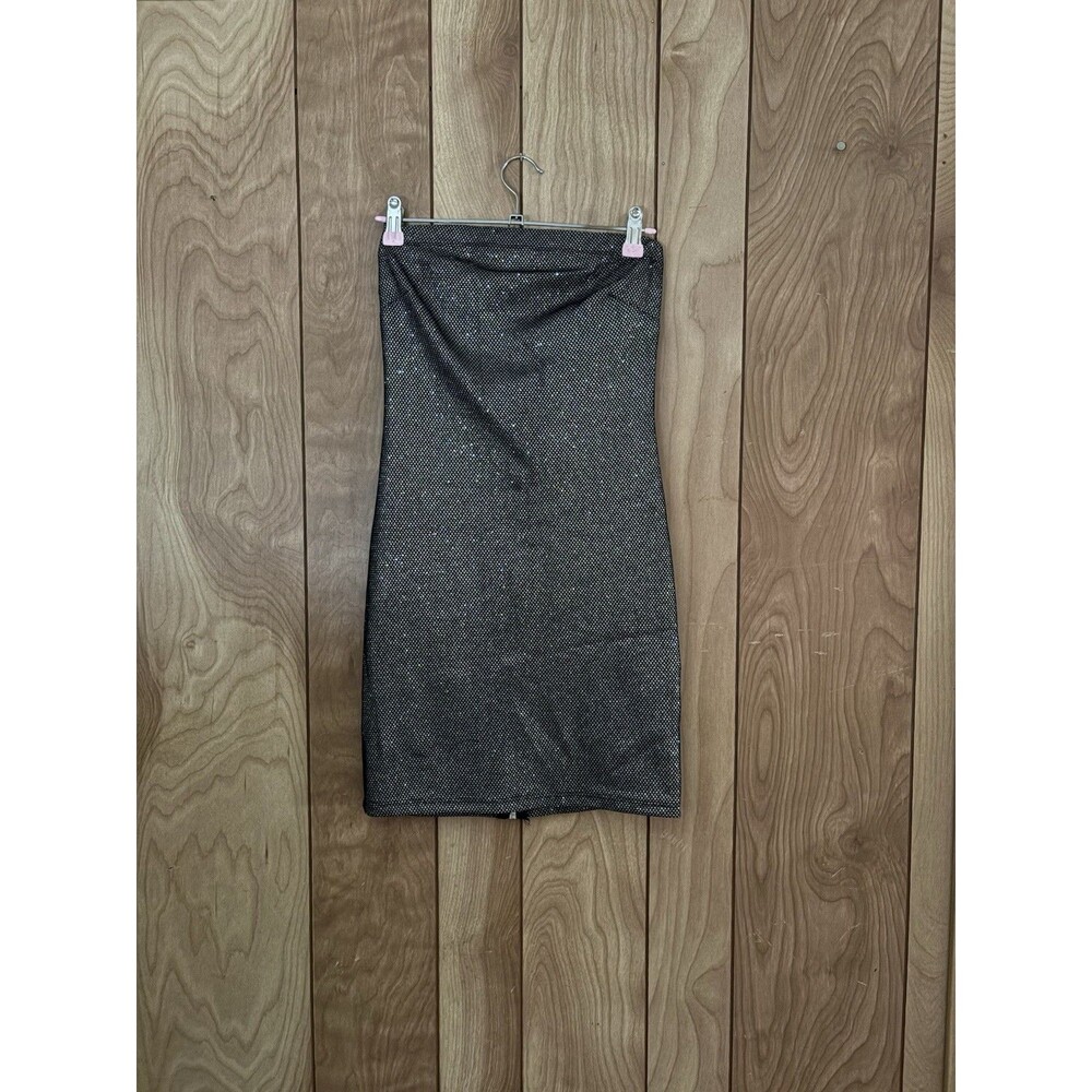 Forever 21 Women’s Sleeveless Mini Dress Size Small Sparkly Nwts New Black